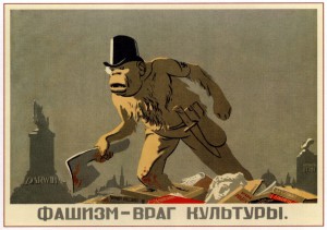 Antifascistisk Sovjetisk propaganda från Andra Världskriget