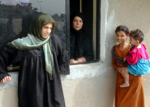 Irakiska flyktingar i Damaskus, Syrien. Foto: Wikimedia Commons/James Gordon